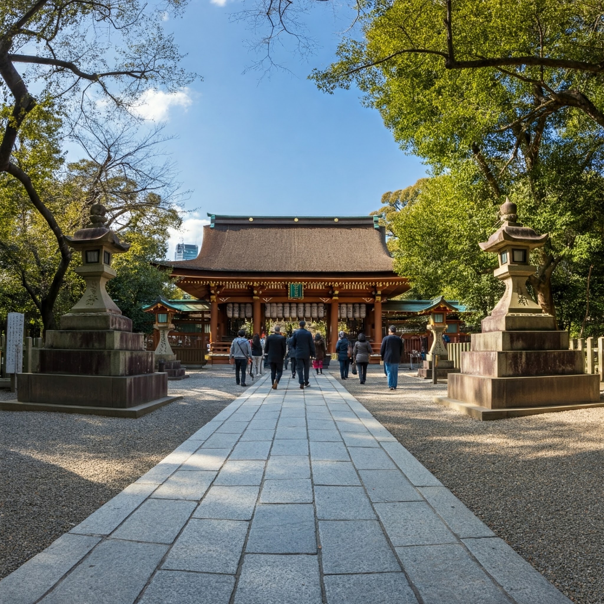 靖国神社の風景